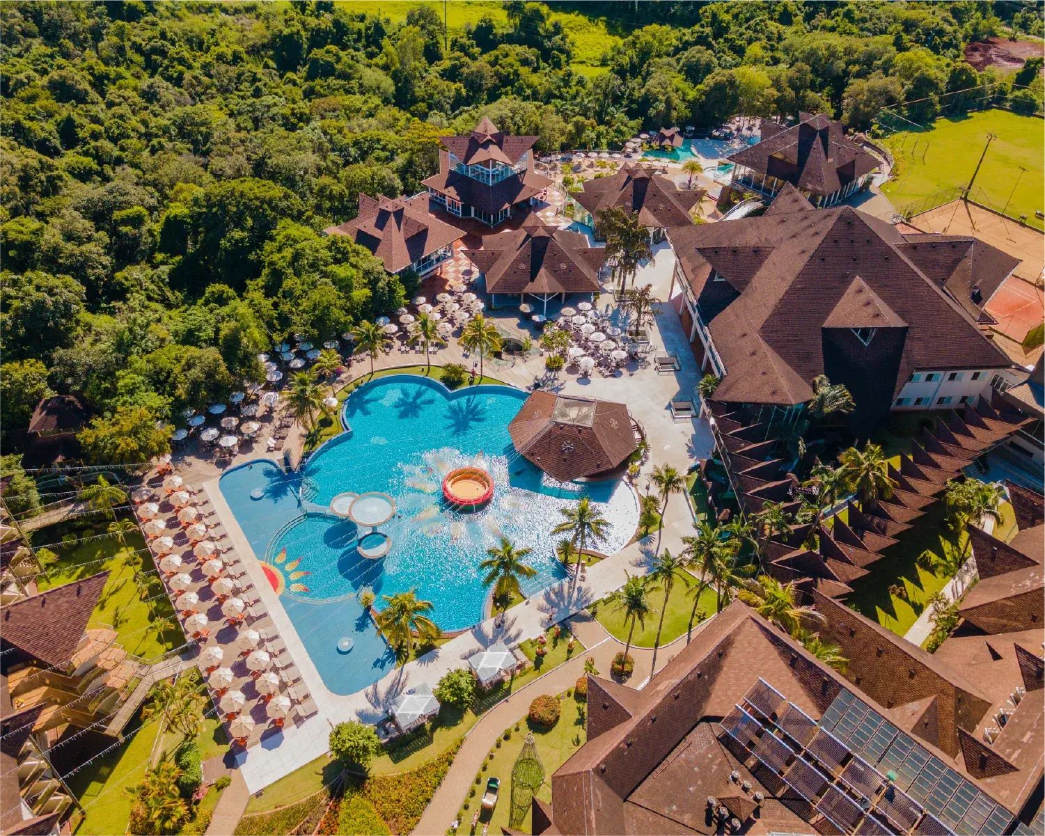 Vista do Recanto Cataratas Thermas & Resort