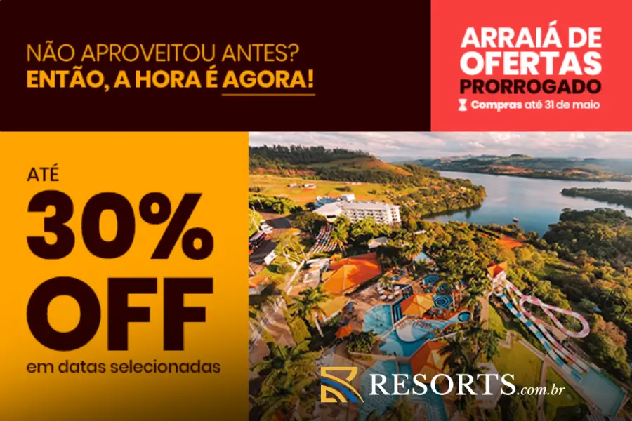 Itá Thermas Resort e Spa — promoção prolongada até 31/05
